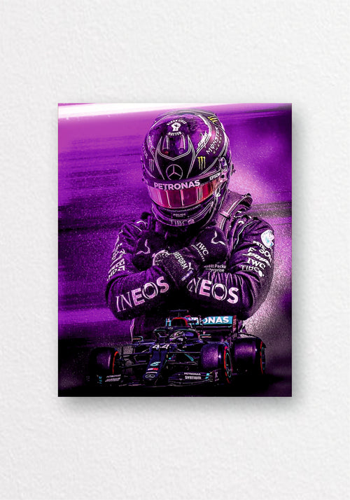 F1 Driver Crossed Arms Poster | Mercedes Petronas Wall Art
