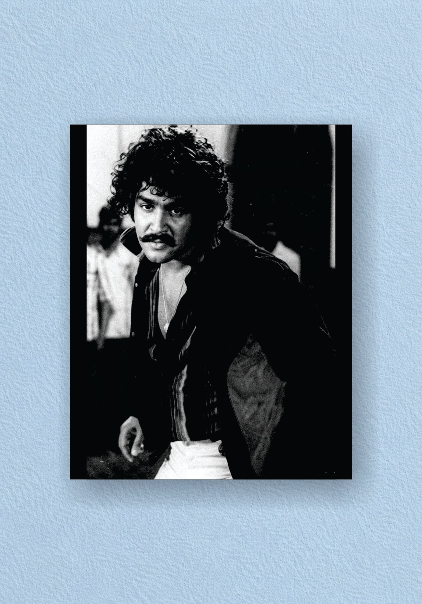 Mohanlal Vintage Black and White Portrait Poster – POSTERDRIP