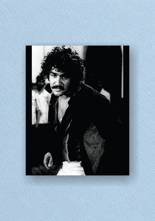 Mohanlal Vintage Black and White Portrait Poster – POSTERDRIP