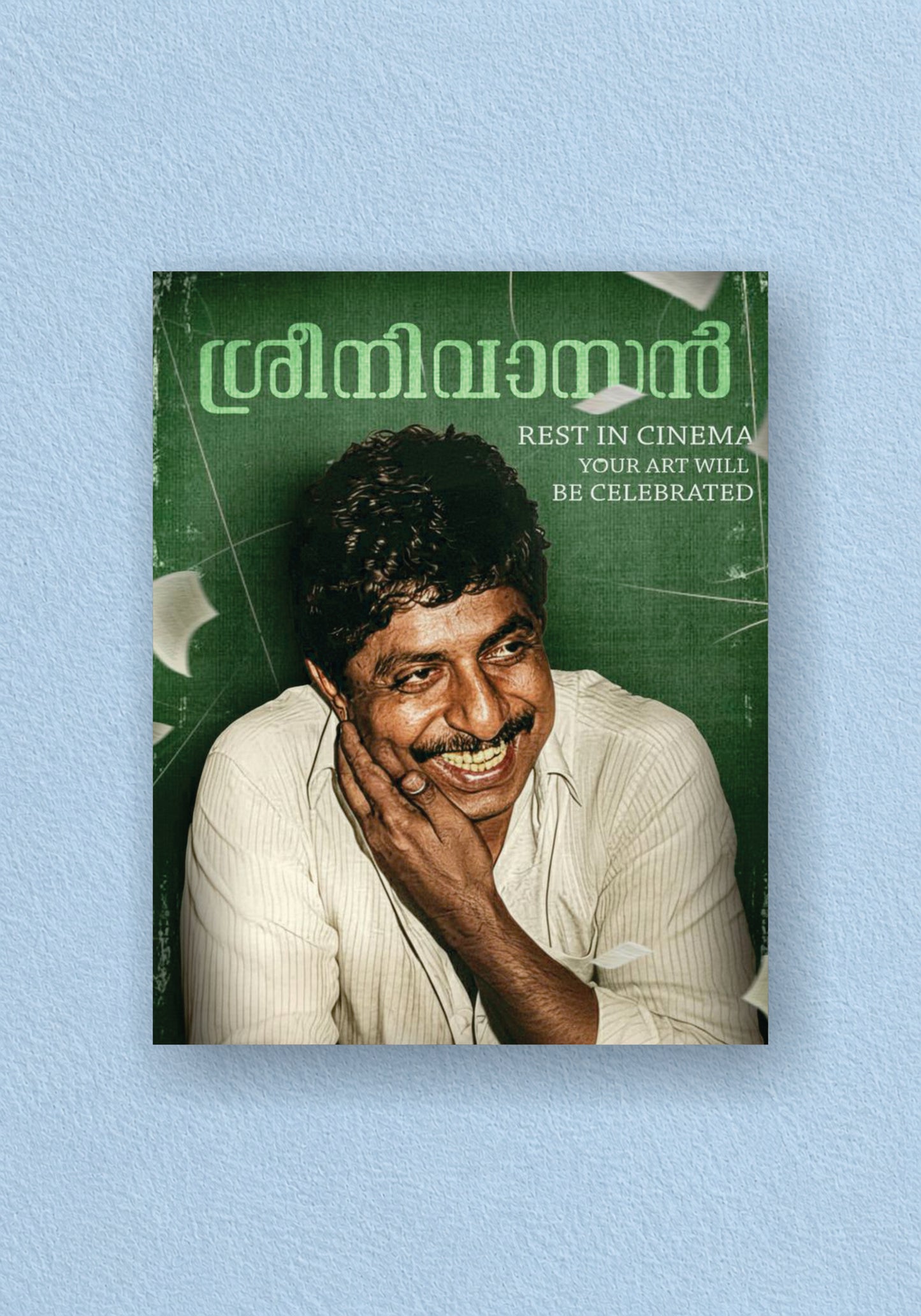 Sreenivasan Rest in Cinema Tribute Poster – POSTERDRIP