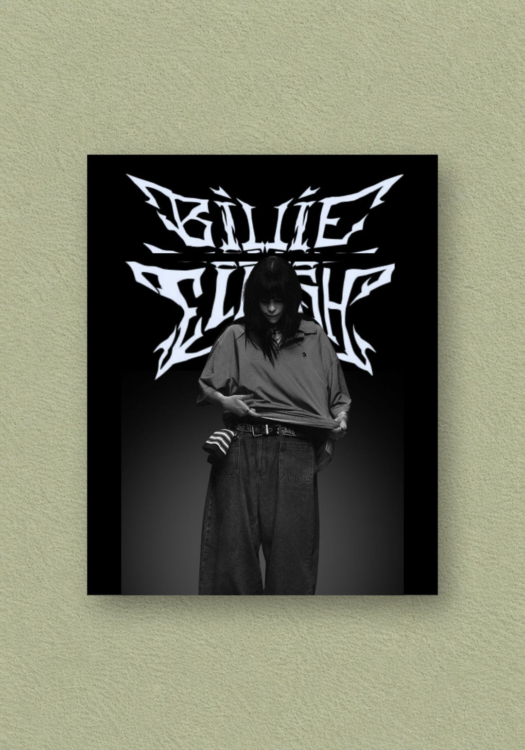 Billie Bold Type Poster