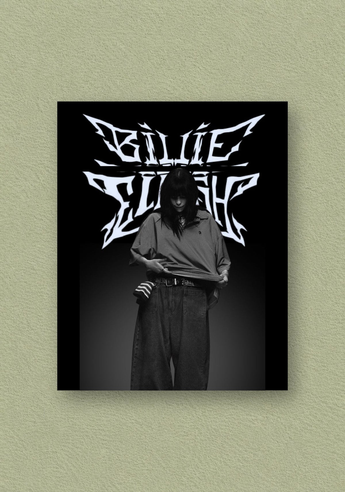 Billie Bold Type Poster