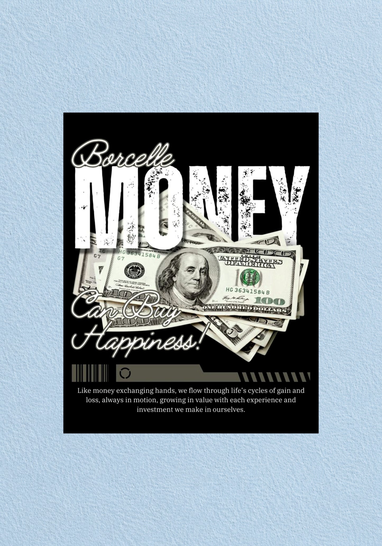 Money Can Buy Happiness Poster | Aesthetic Wall Poster