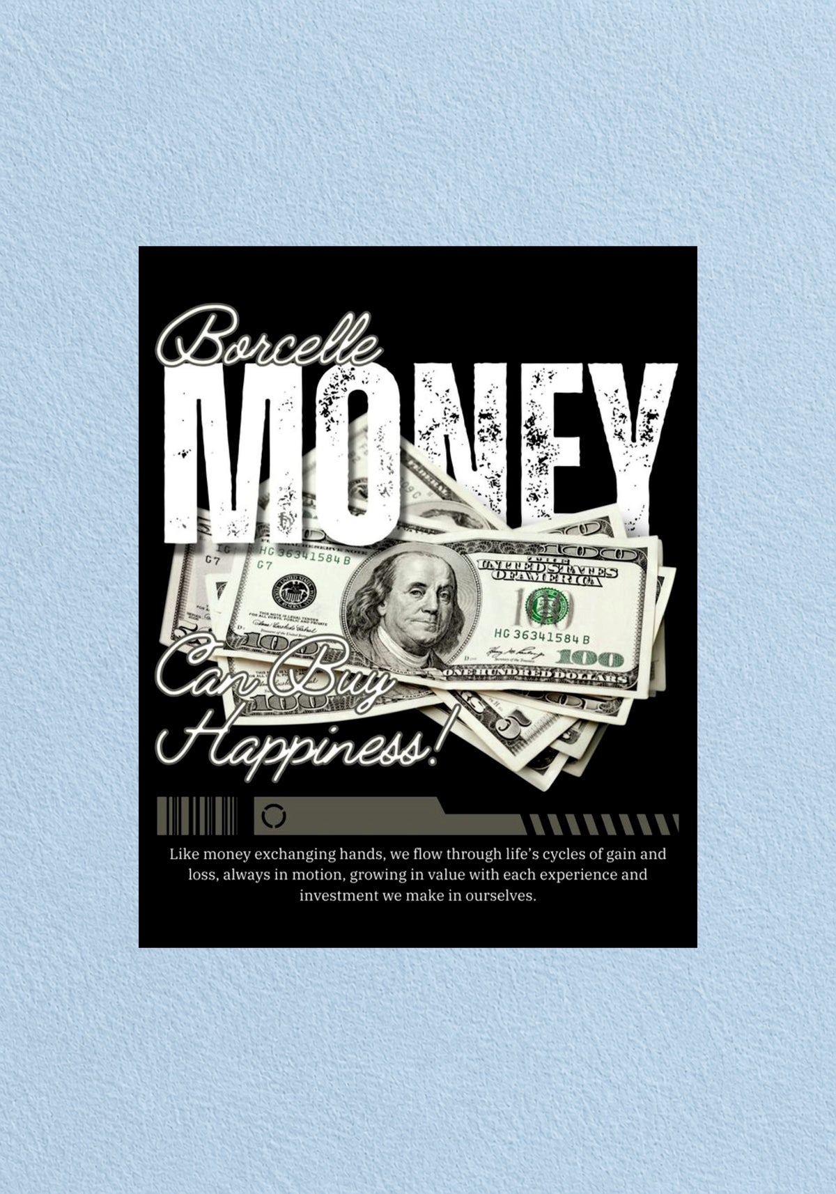 Money Can Buy Happiness Poster | Aesthetic Wall Poster