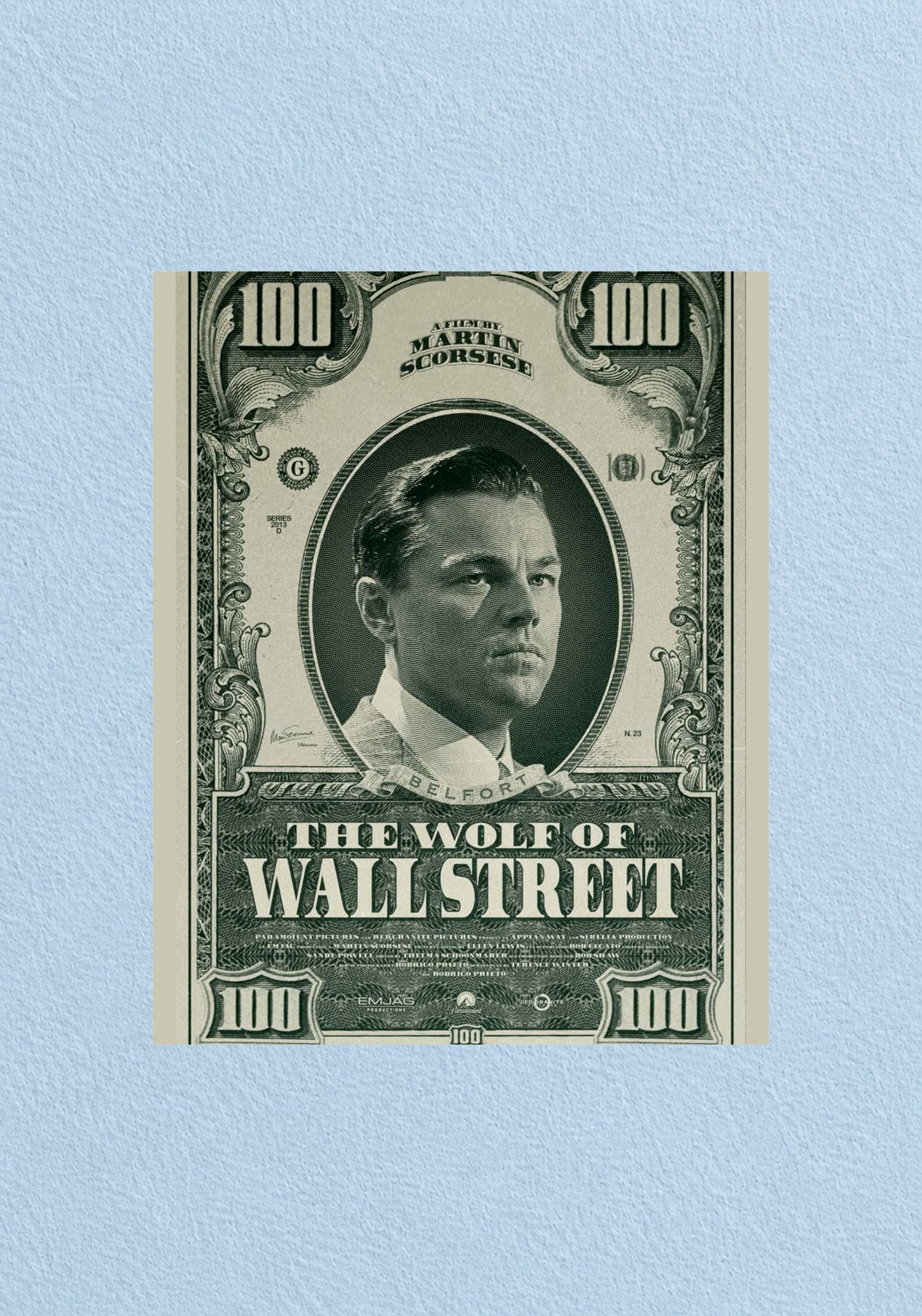 The Wolf of Wall Street Poster | Hollywood Wall Poster