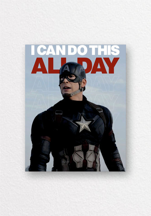 I Can Do This All Day Captain America Poster | Marvel Wall Art