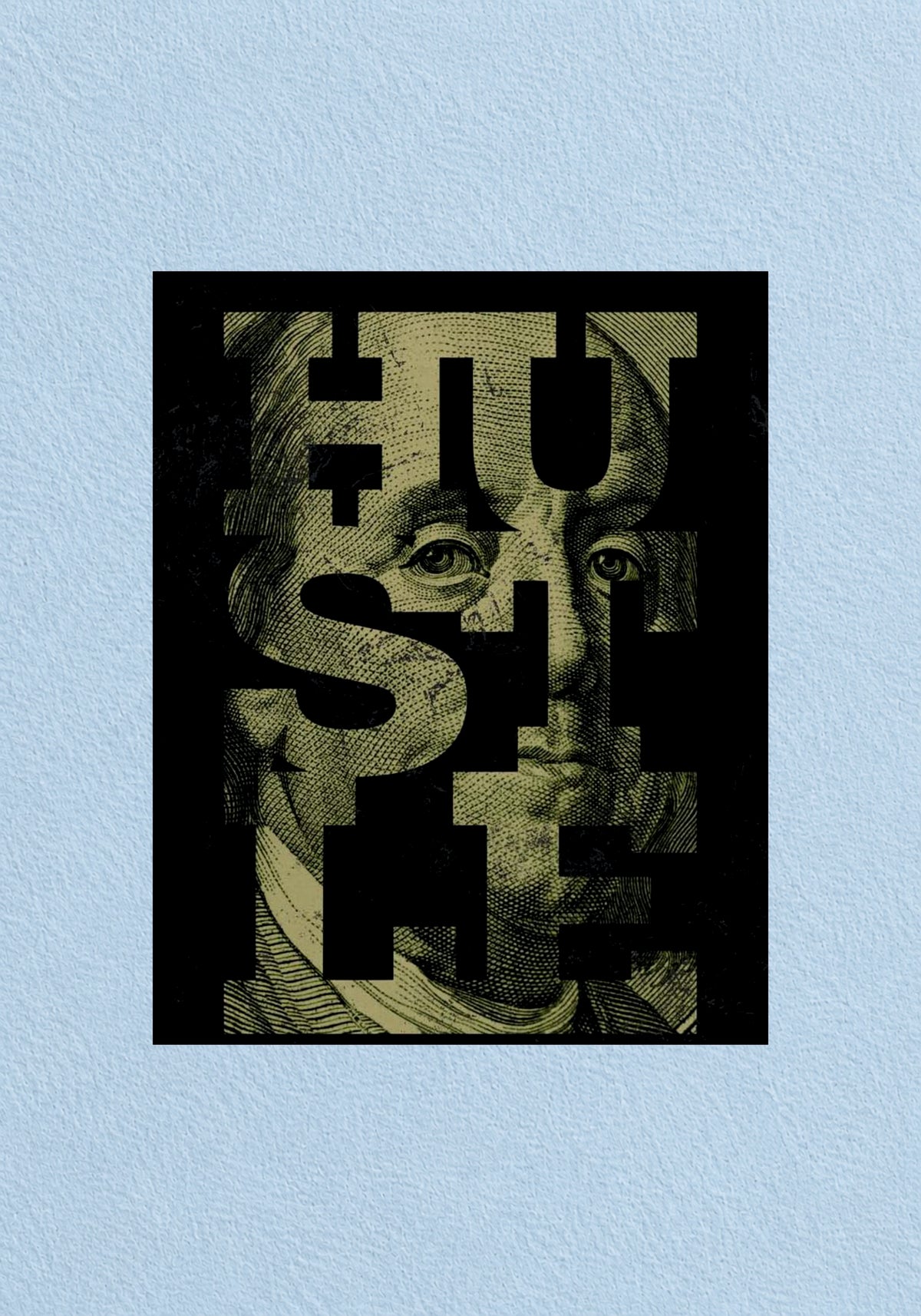 Hustle Green Poster | Aesthetic Wall Art