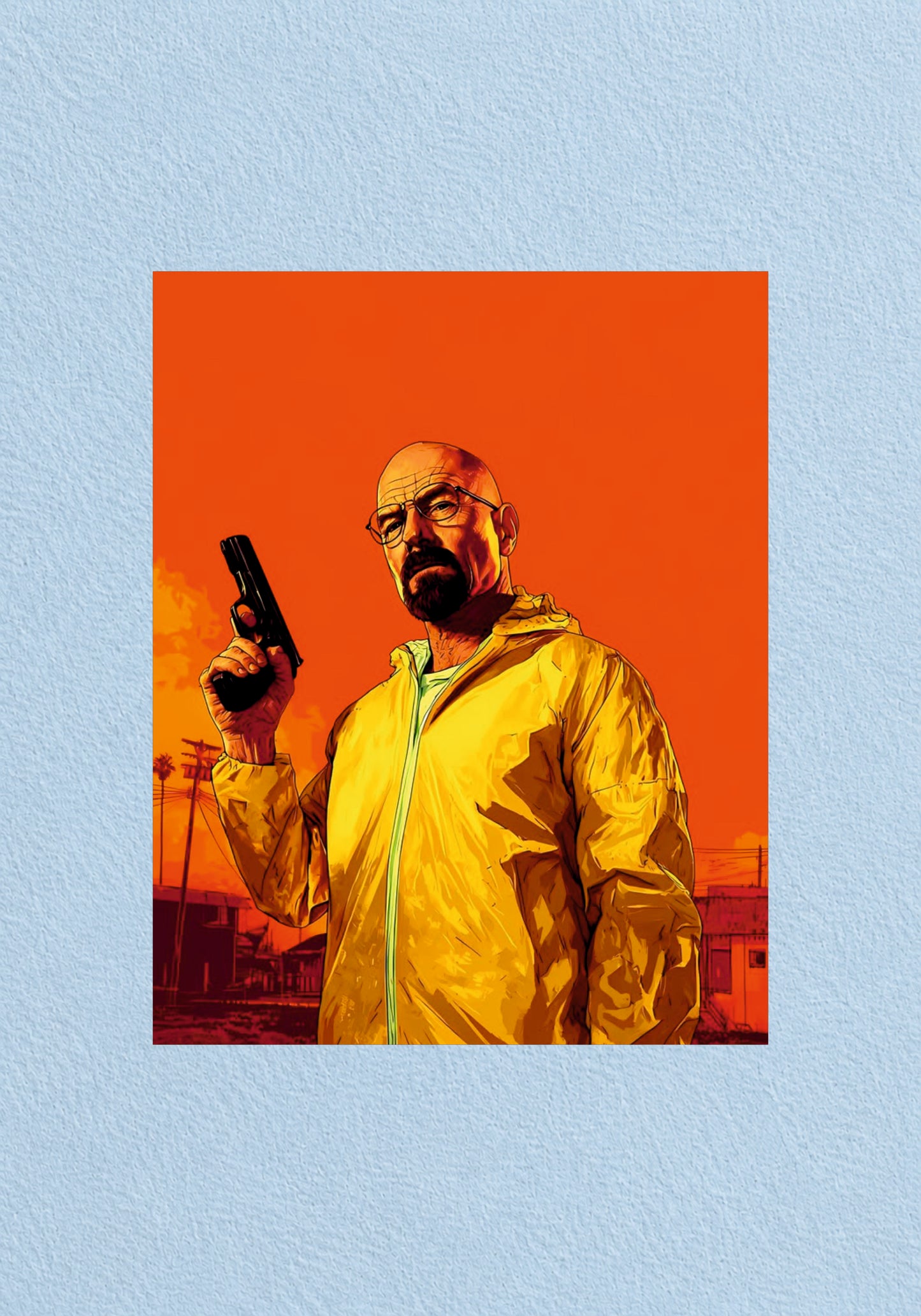 Breaking Bad Illustrated Poster | Hollywood Wall Poster