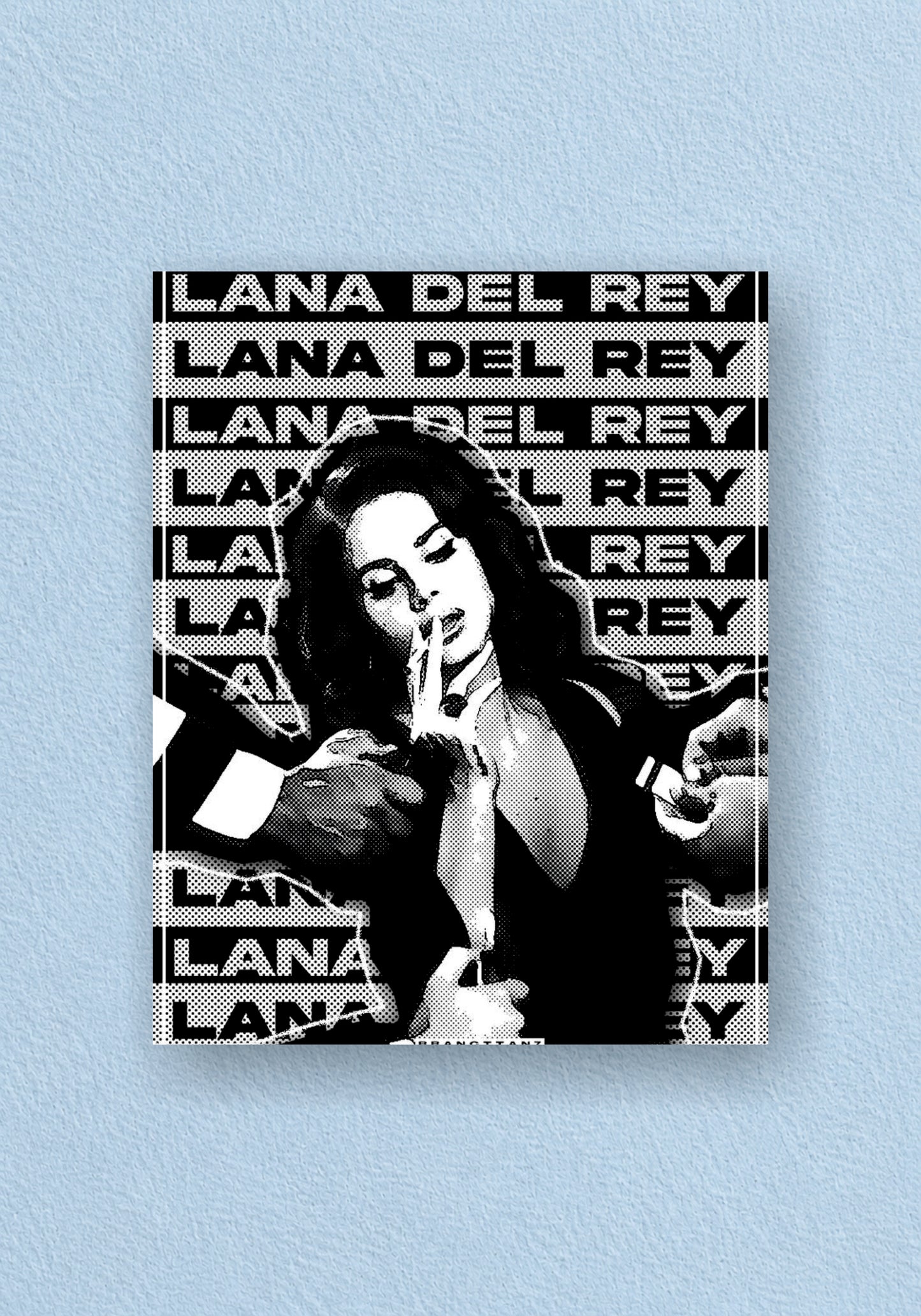 Lana Del Rey Repeat Poster