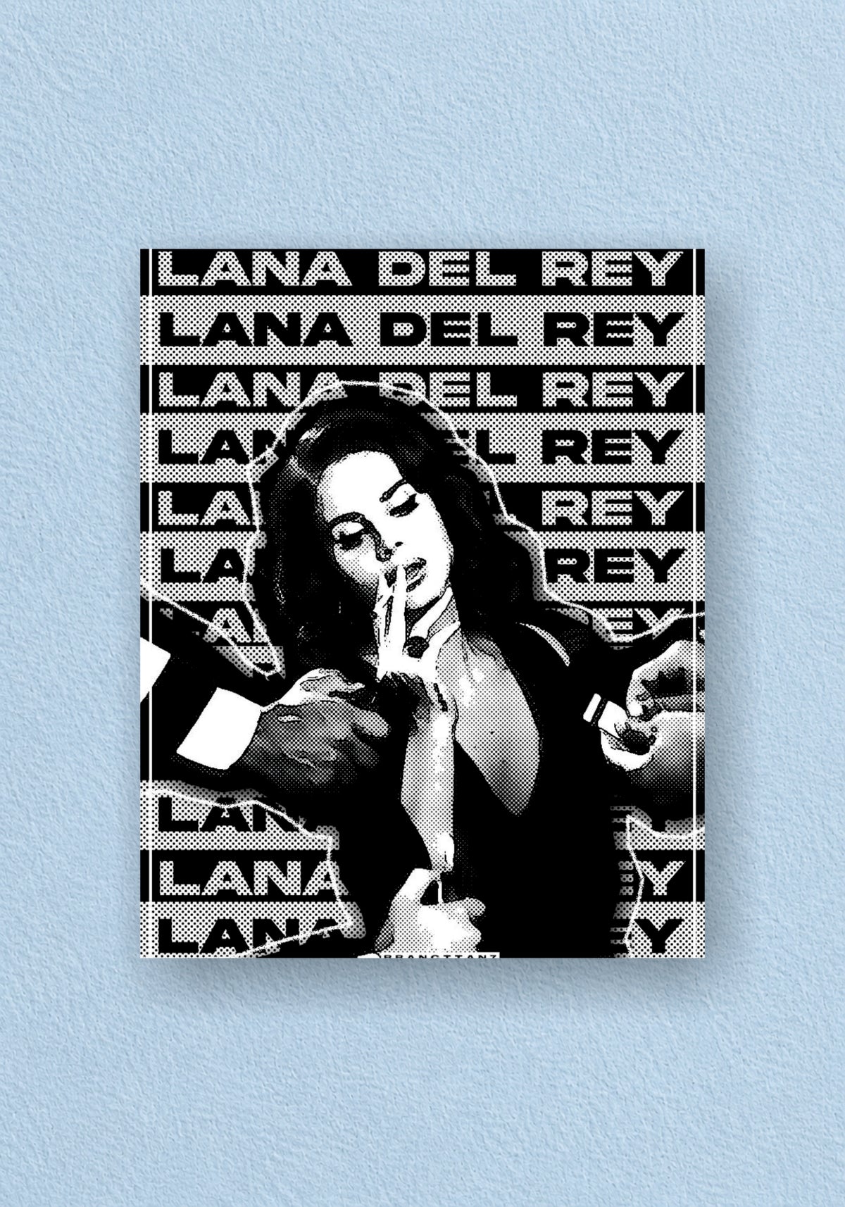 Lana Del Rey Repeat Poster