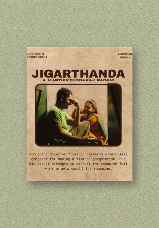 Jigarthanda Vintage Poster