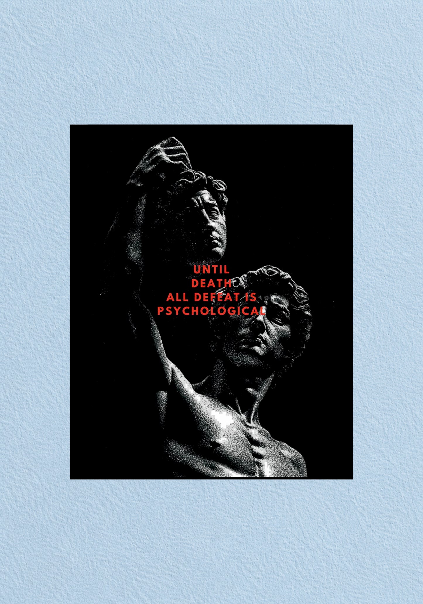 Until Death All Defeat Poster | Aesthetic Wall Poster