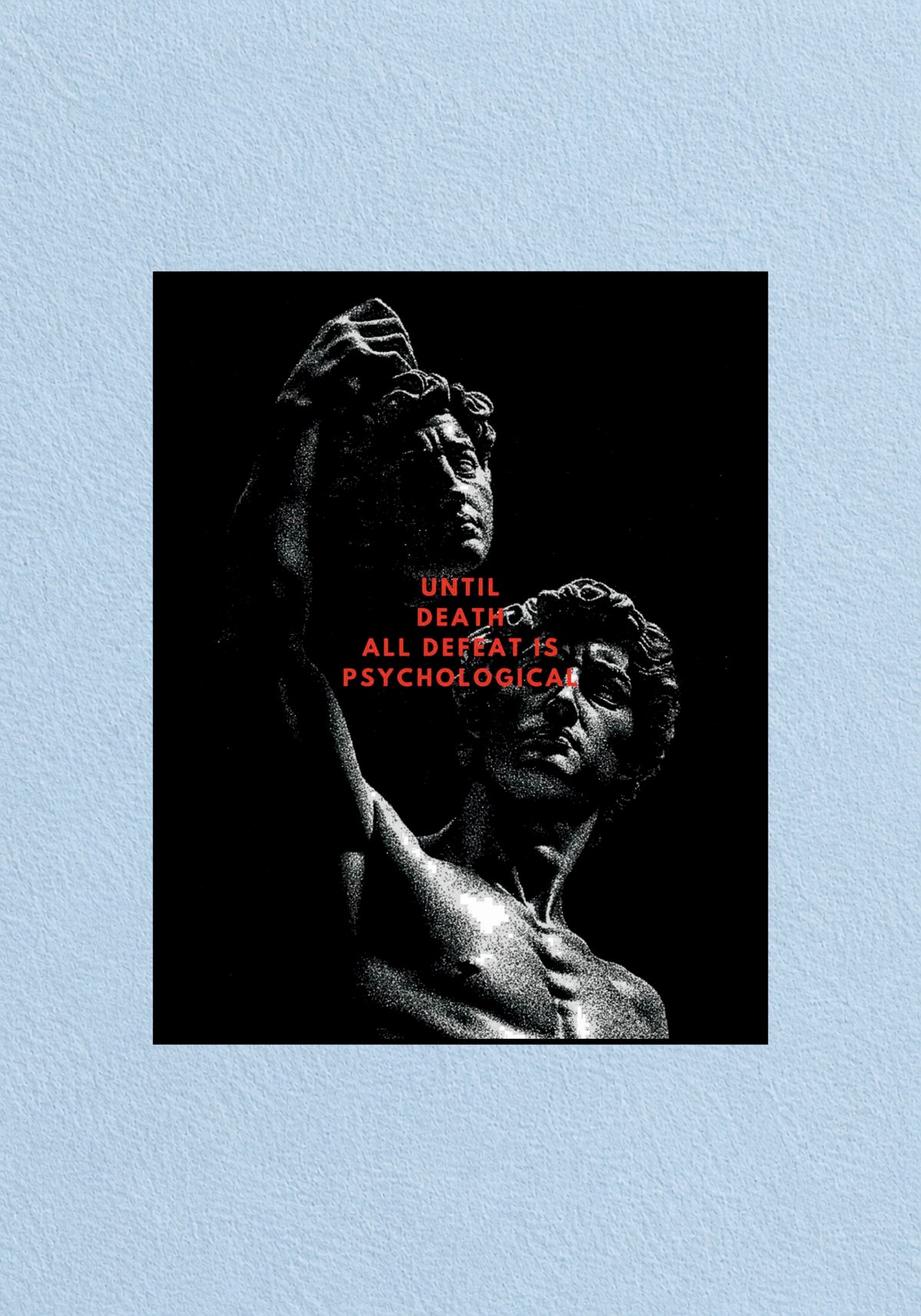 Until Death All Defeat Poster | Aesthetic Wall Poster