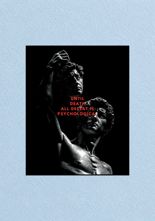 Until Death All Defeat Poster | Aesthetic Wall Poster