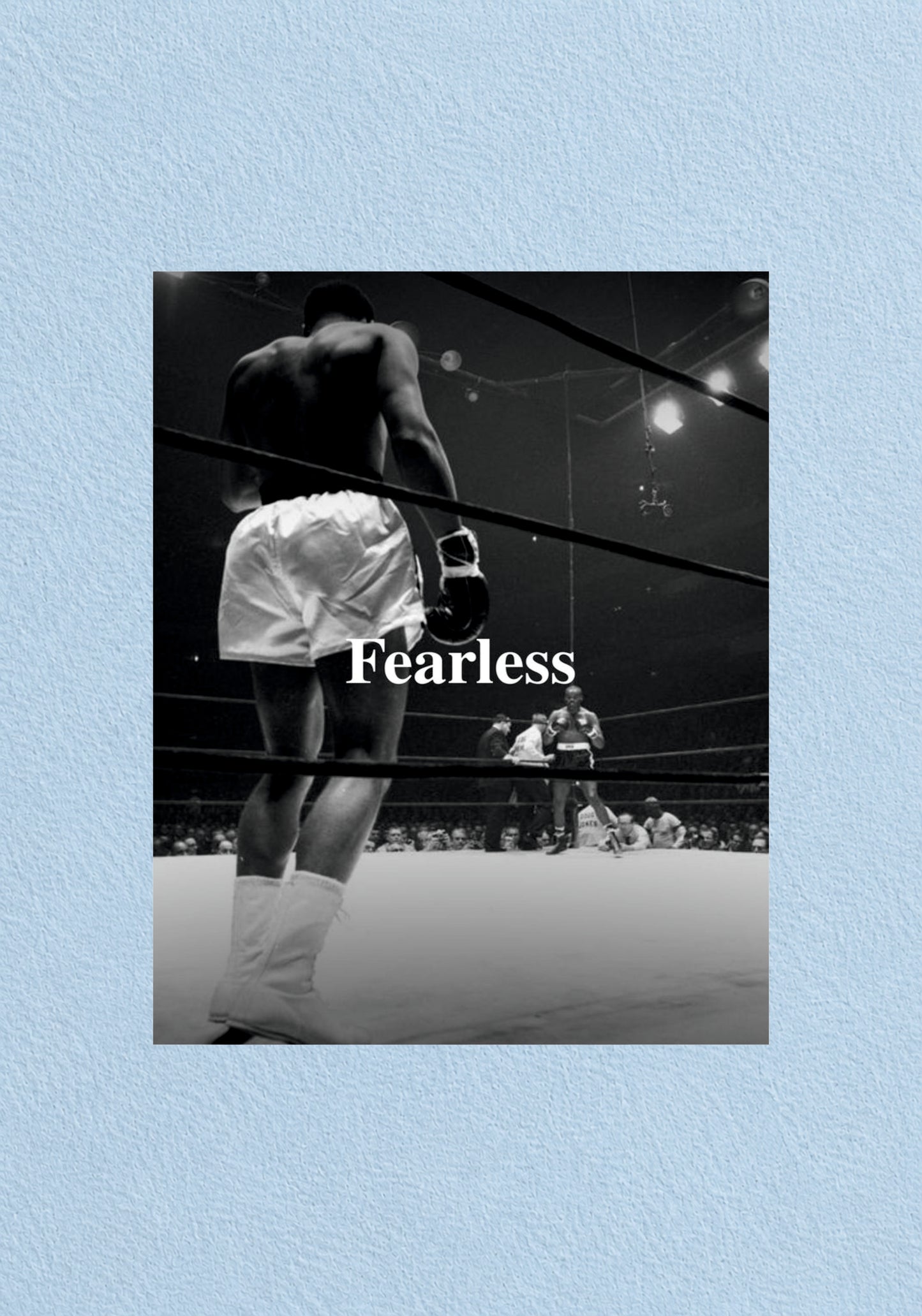 Fearless Poster | Boxing Wall Poster