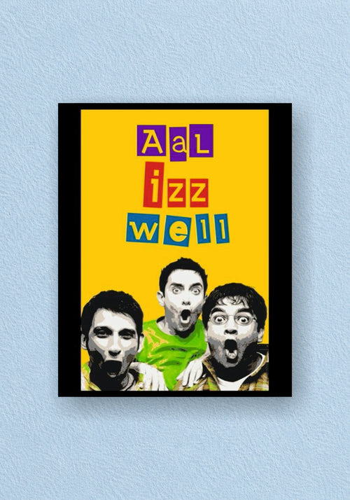 Aal Izz Well Poster | Bollywood Wall Poster