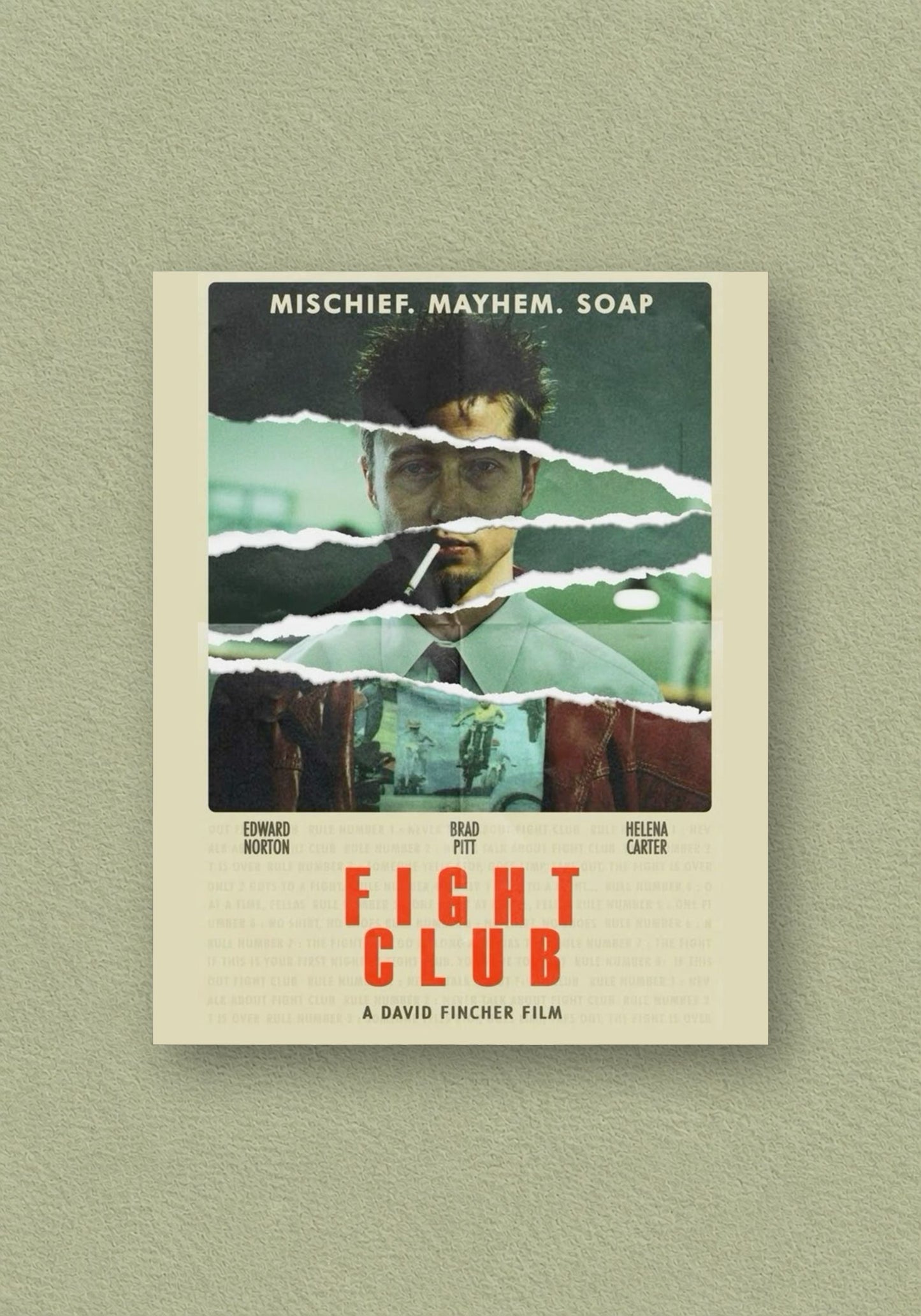 Mischief Mayhem Soap Poster | Fight Club – POSTERDRIP