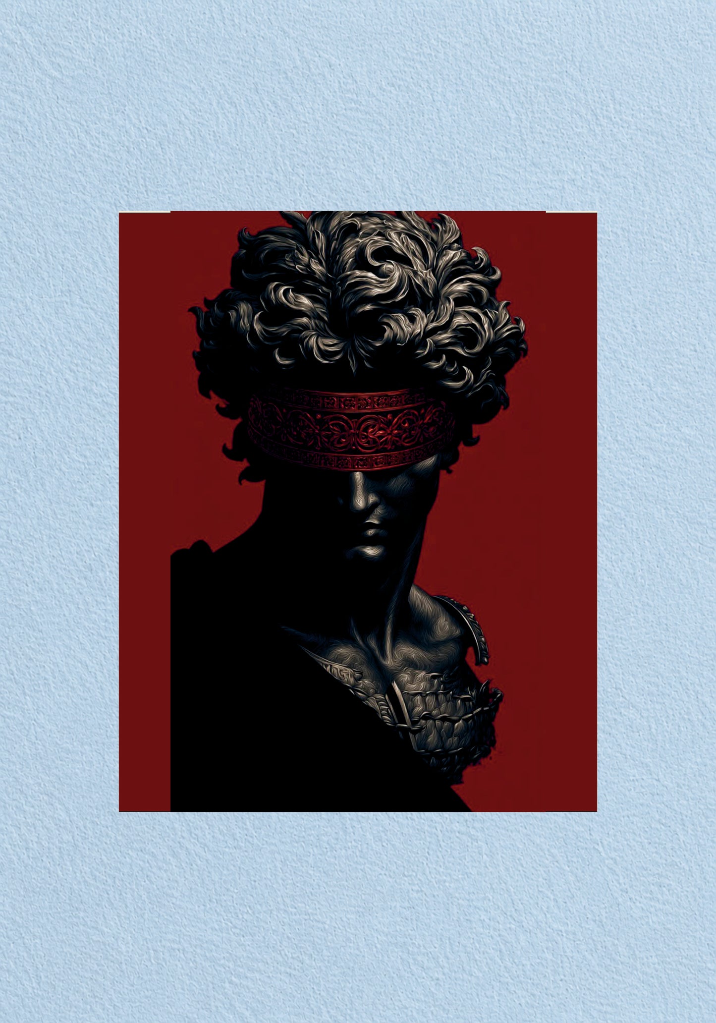 Crowned Bust Poster | Aesthetic Wall Poster