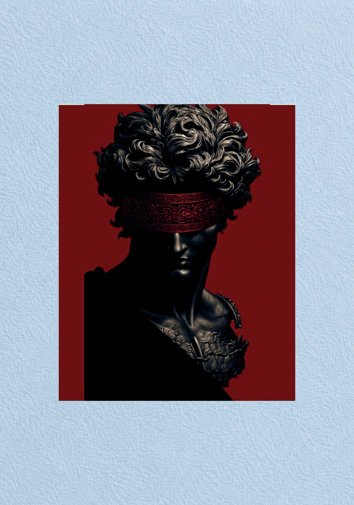 Crowned Bust Poster | Aesthetic Wall Poster