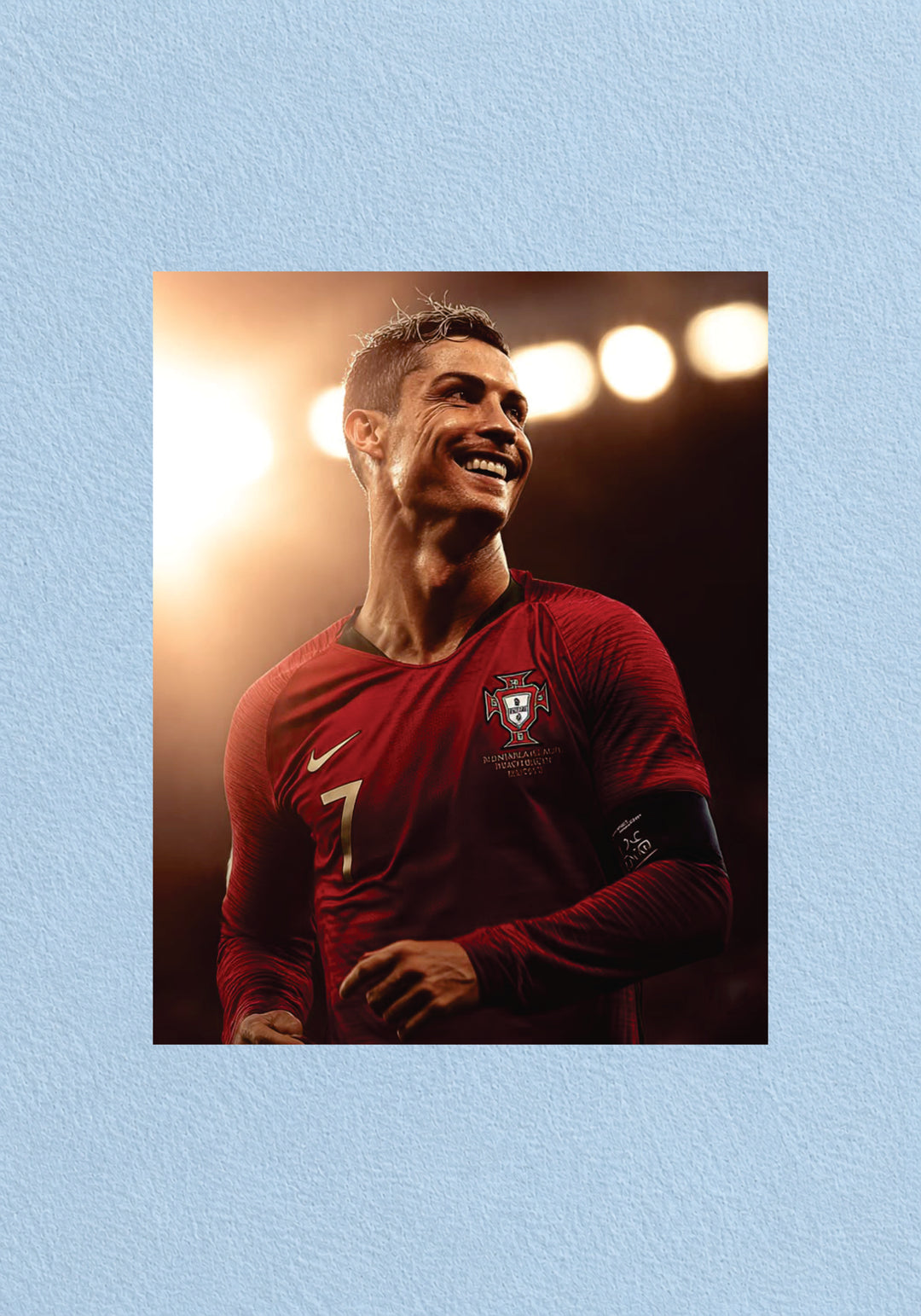 Cristiano Ronaldo Portugal Number 7 Celebration Poster – POSTERDRIP