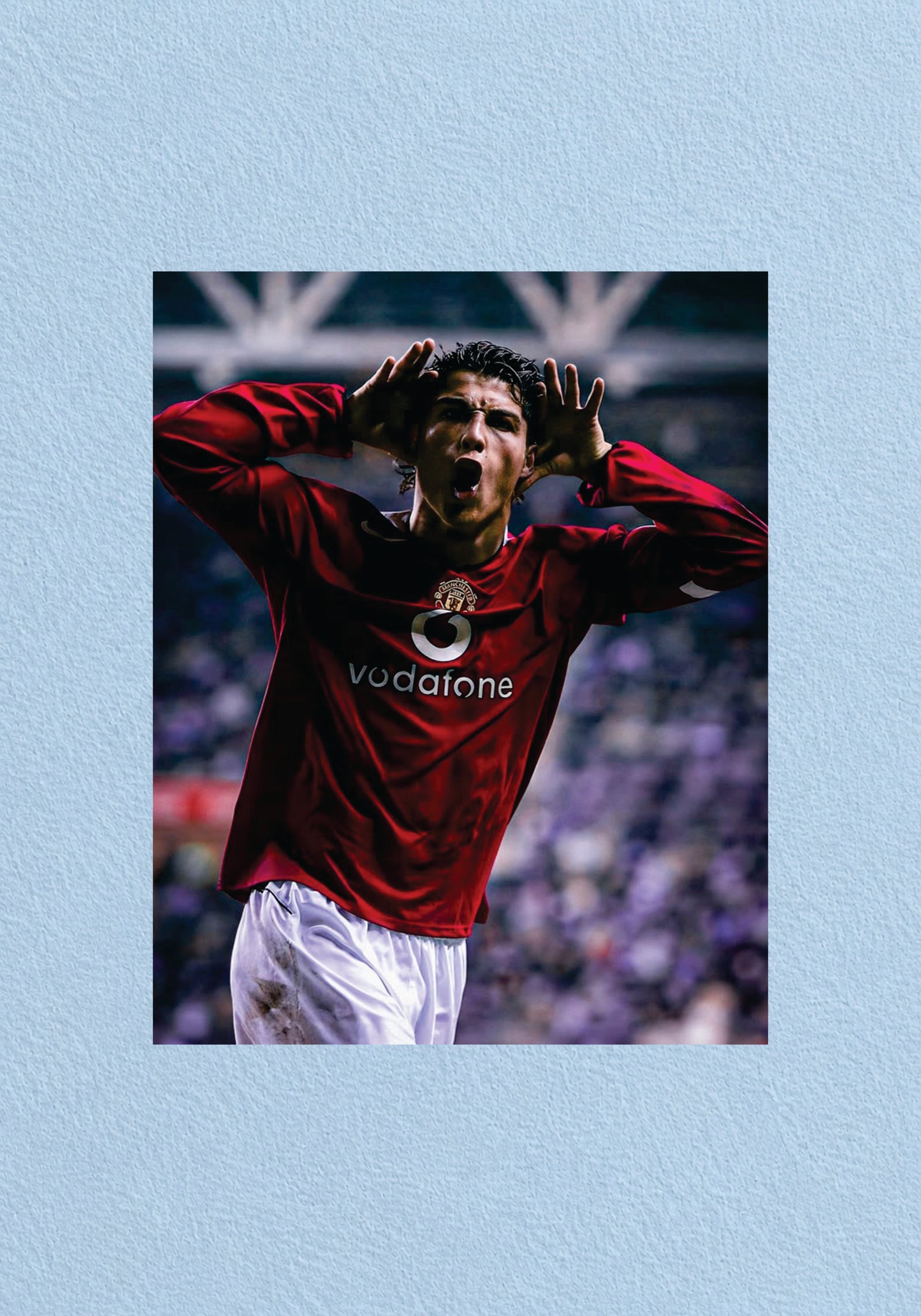 Cristiano Ronaldo Manchester United Vodafone Era Poster – POSTERDRIP