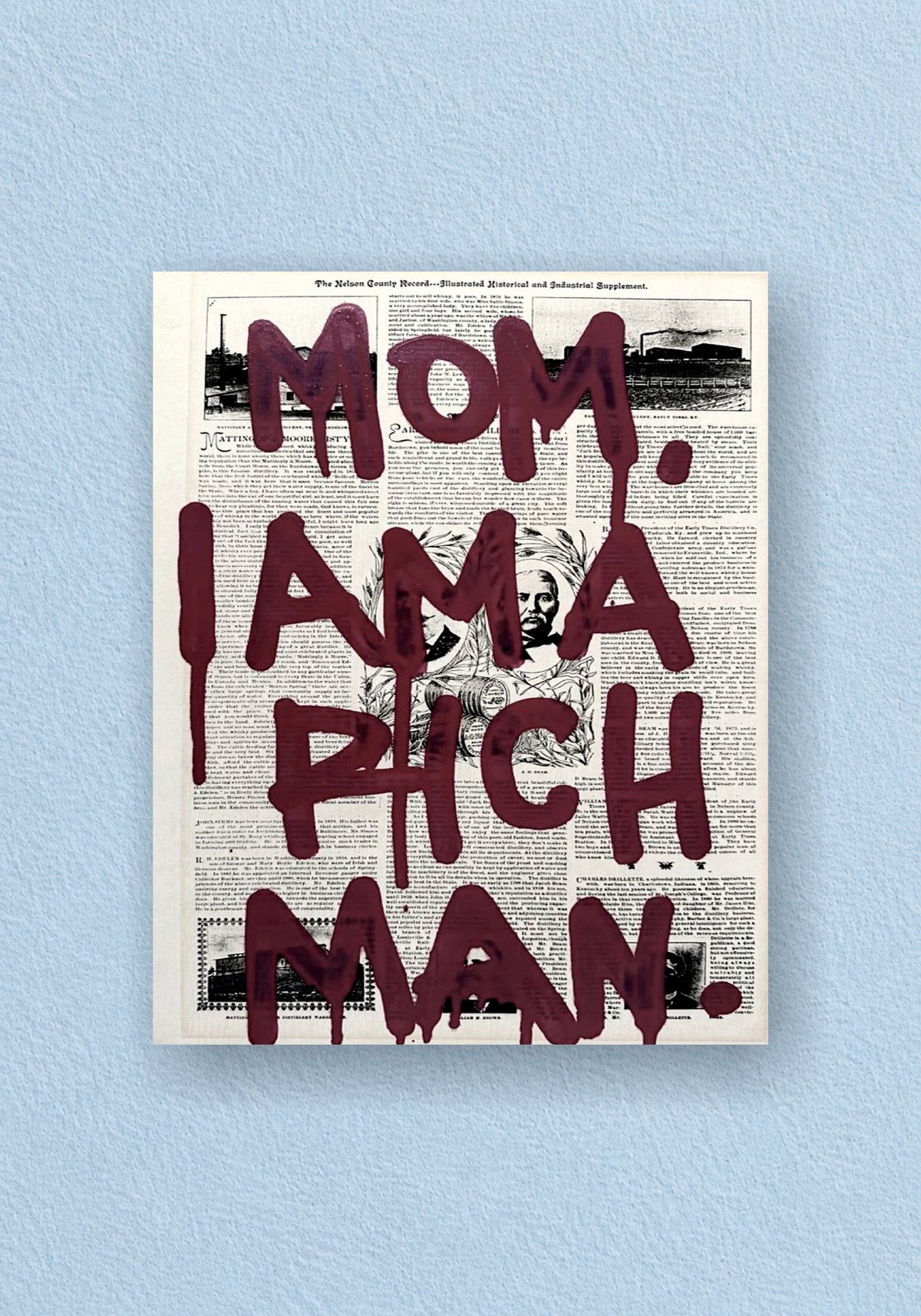 Mom I Am A Rich Man Poster | Aesthetic Wall Poster