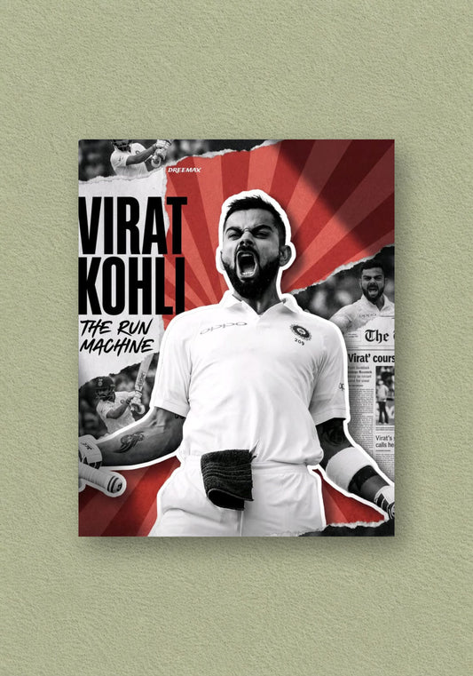 King Virat Kohli |Run Machine Cricket Poster