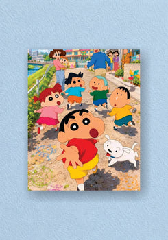 Shinchan Gang Run Poster