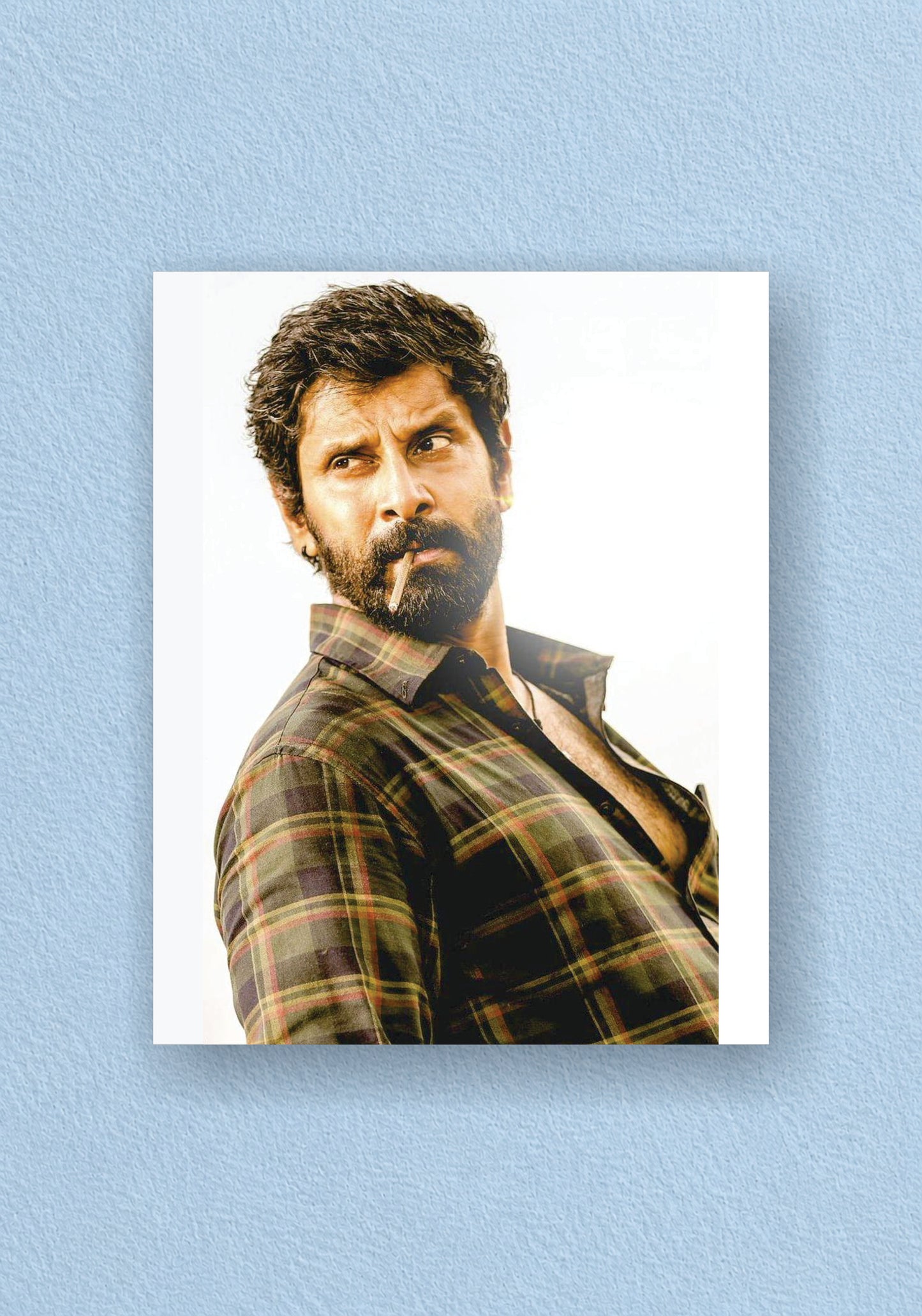 Chiyaan Vikram Beard Intensity Poster