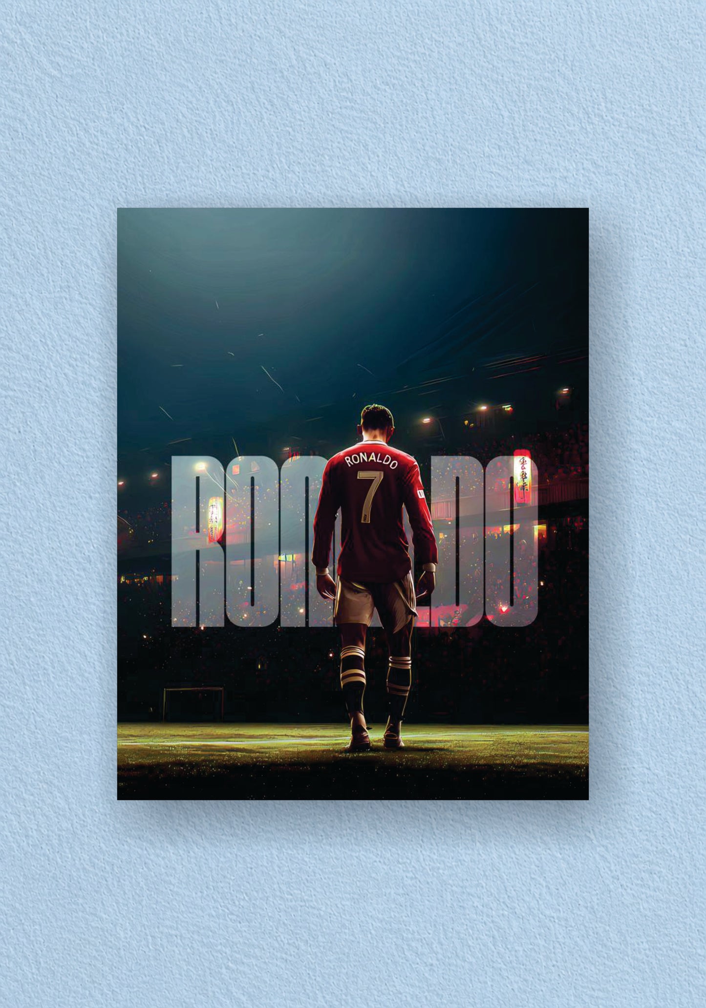 Ronaldo No. 7 Stadium Walk Poster