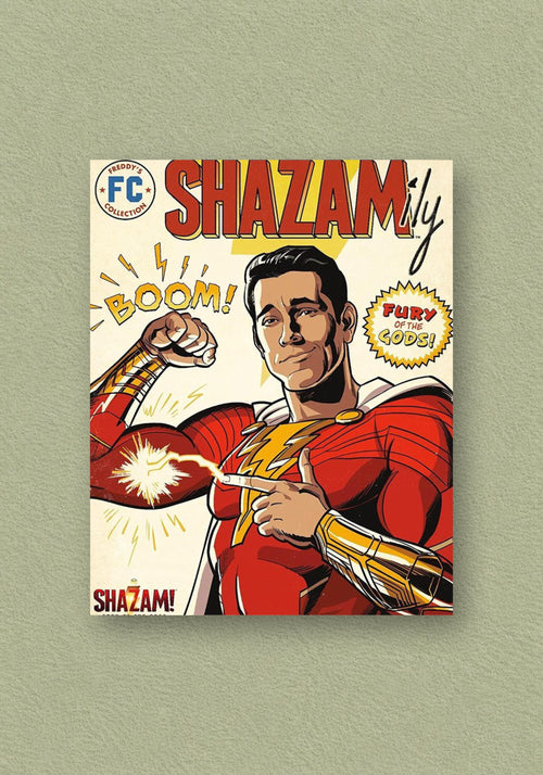 Shazam DC Comic Hero Poster – POSTERDRIP