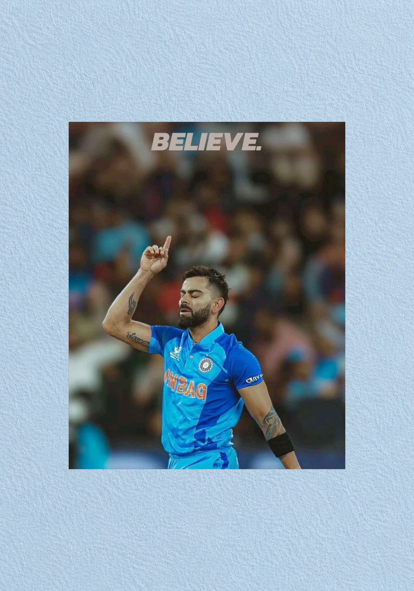 Believe Poster | Motivational Wall Art