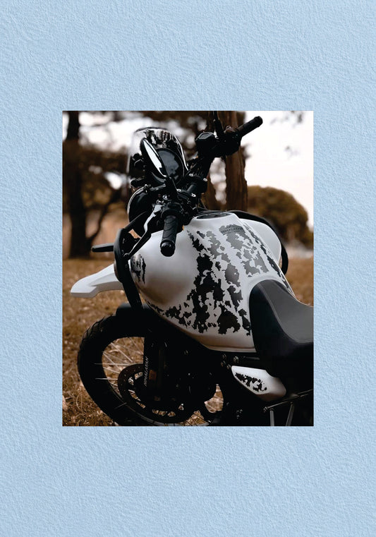 Royal Enfield Himalayan Camo Close-Up Poster