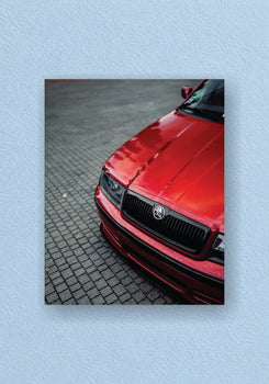 Skoda Octavia RS Bonnet Close-Up Poster