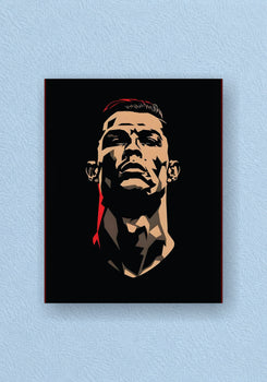 CR7 Geometric Art Portrait Poster