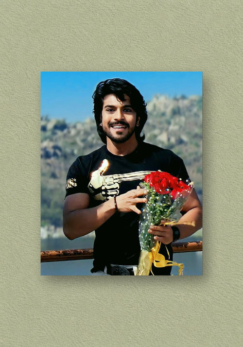 Ram Charan Flowers Candid Poster – POSTERDRIP