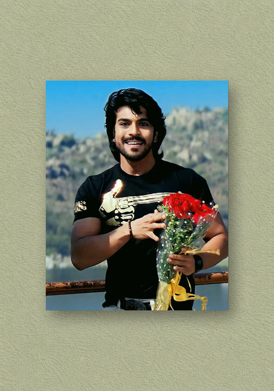 Ram Charan Flowers Candid Poster – POSTERDRIP