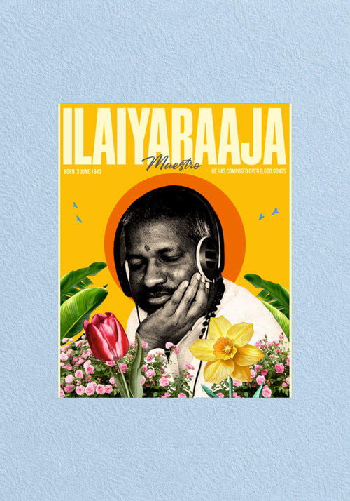 Ilaiyaraaja Maestro Poster | Tamil Cinema Wall Poster