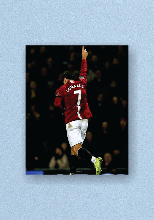 Ronaldo Goal Jump Celebration Poster