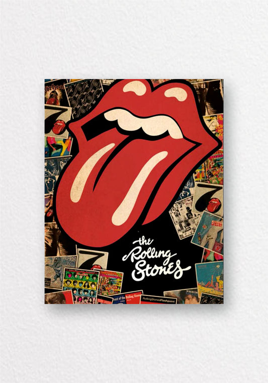 Rolling Stones Lips Logo Poster | Classic Rock Music Wall Art