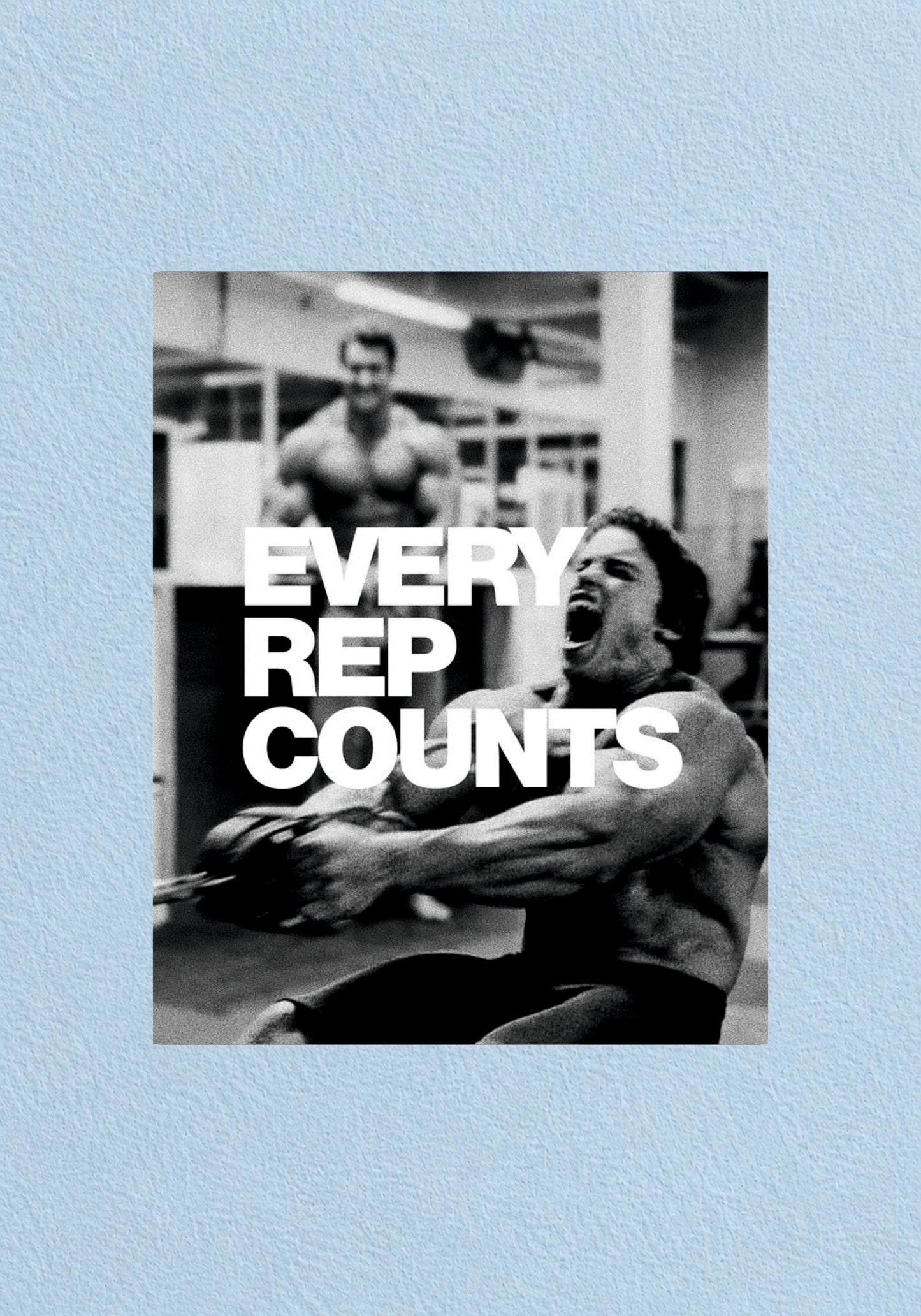 Every Rep Counts Poster | Aesthetic Wall Poster