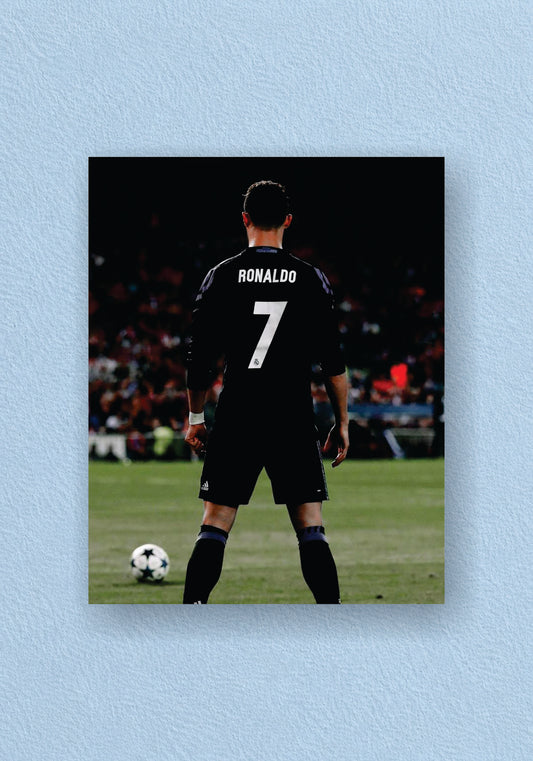 Ronaldo No. 7 Real Madrid Freekick Poster