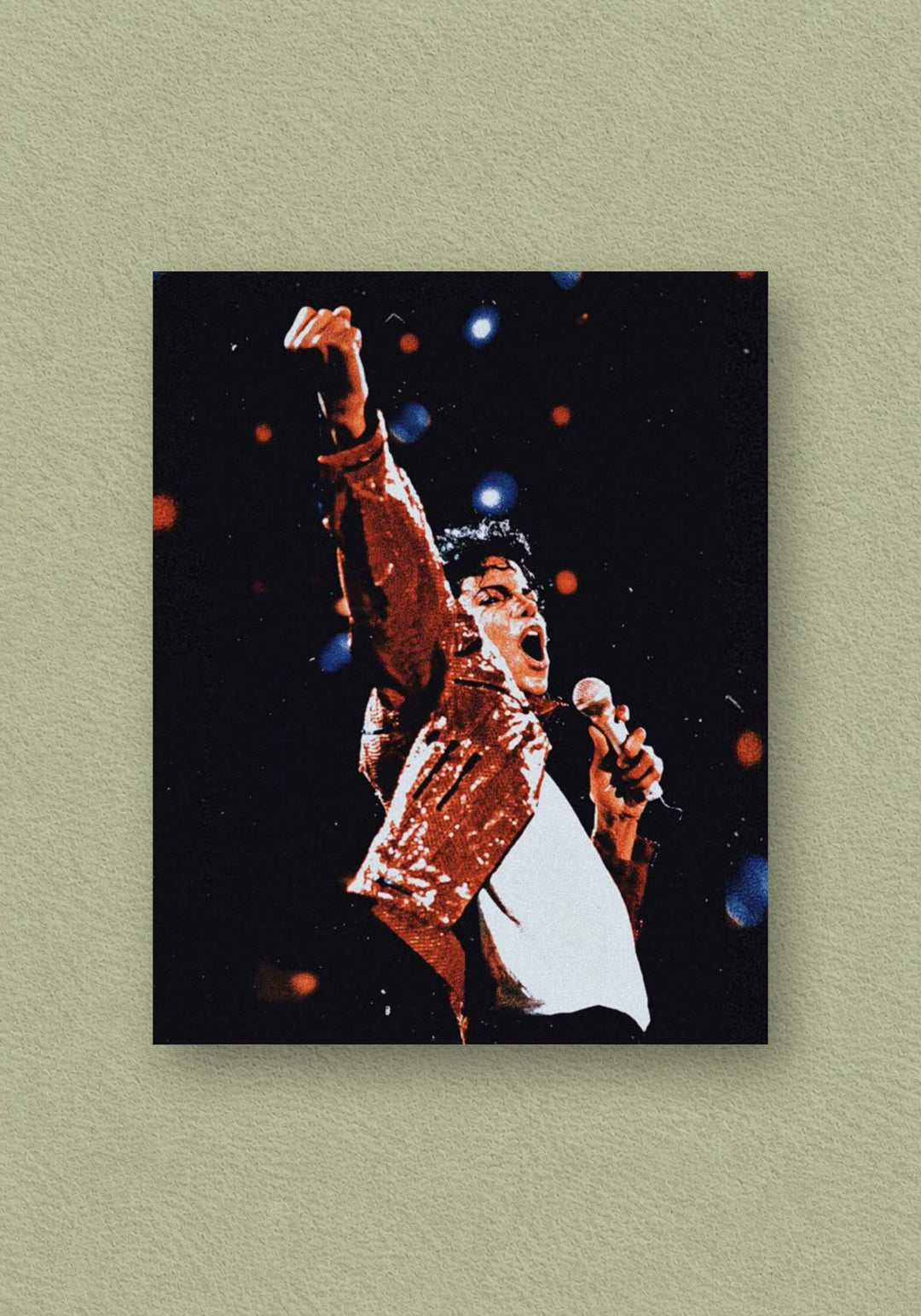 Michael Jackson | Dance Move Red White Poster – POSTERDRIP