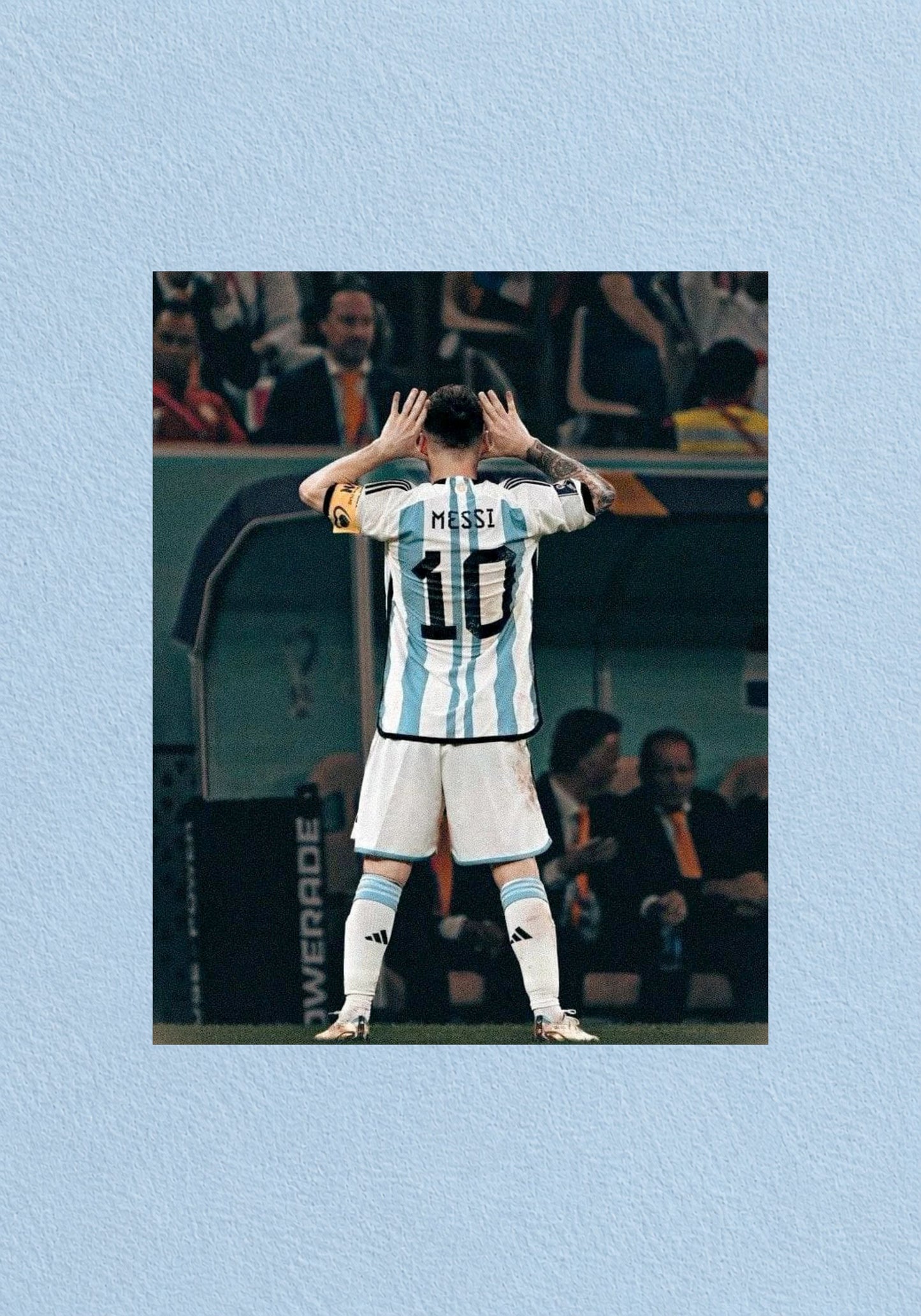 Lionel Messi Jersey Poster | Football Wall Art