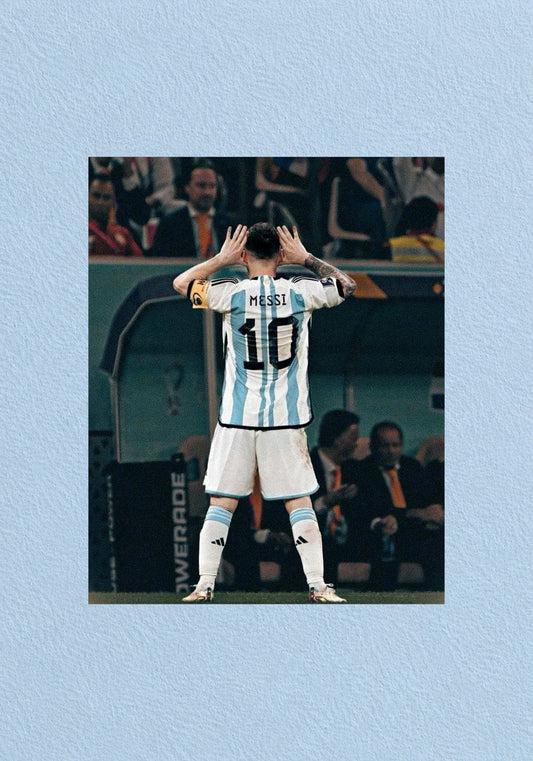 Lionel Messi Jersey Poster | Football Wall Art
