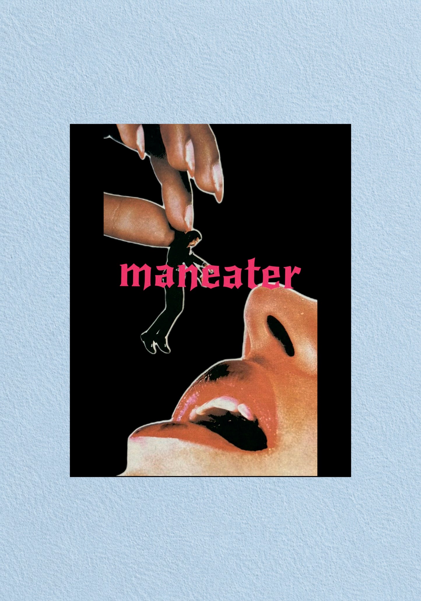 Maneater Pink Poster | Aesthetic Wall Poster