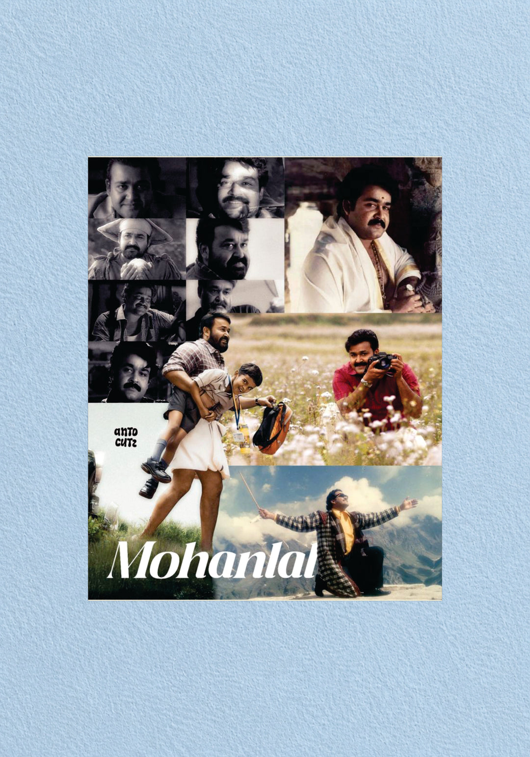 Mohanlal Career Collage Tribute Poster