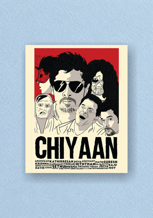 Chiyaan Characters Illustration Poster