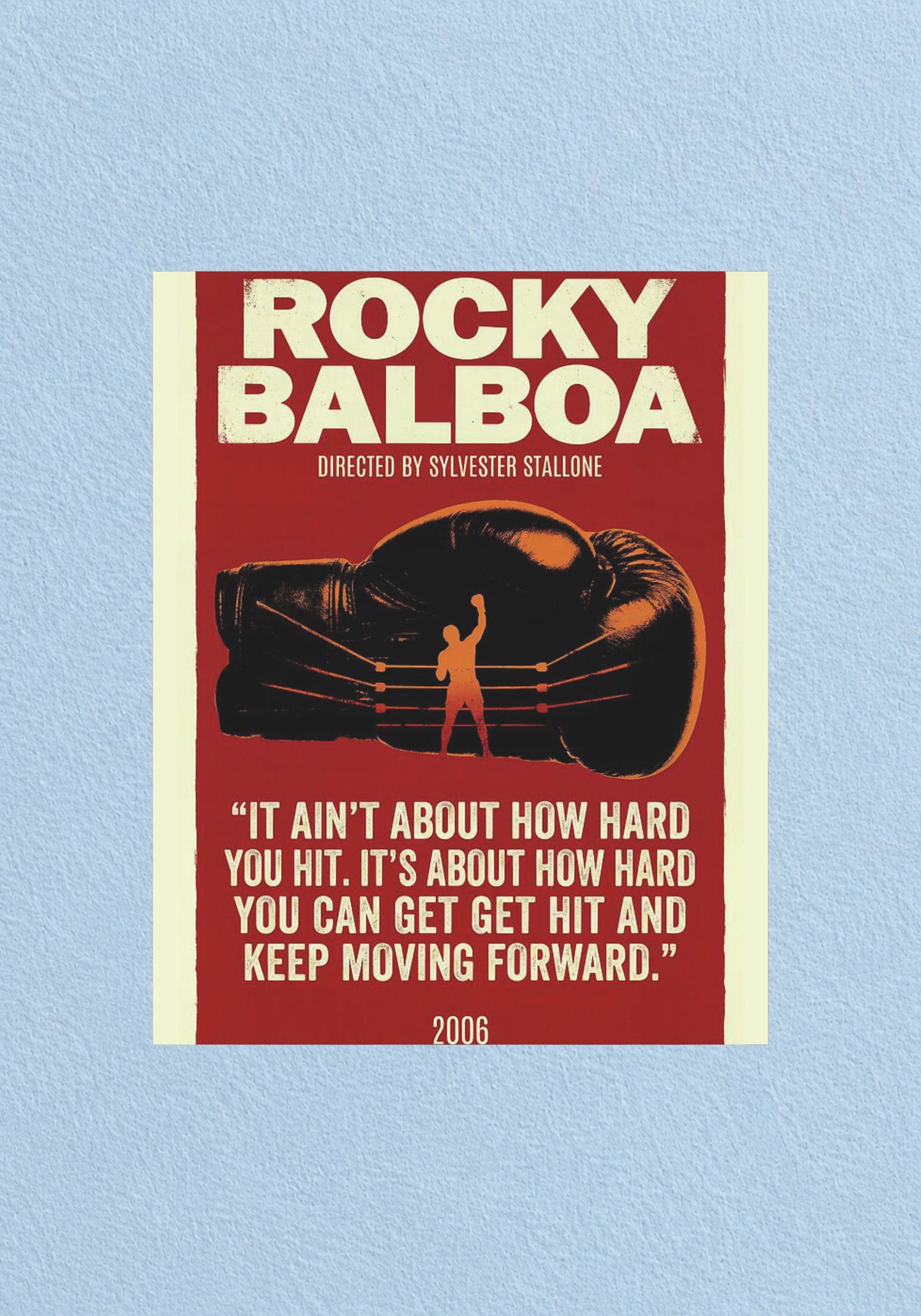 Rocky Balboa Poster | Classic Movie Wall Art