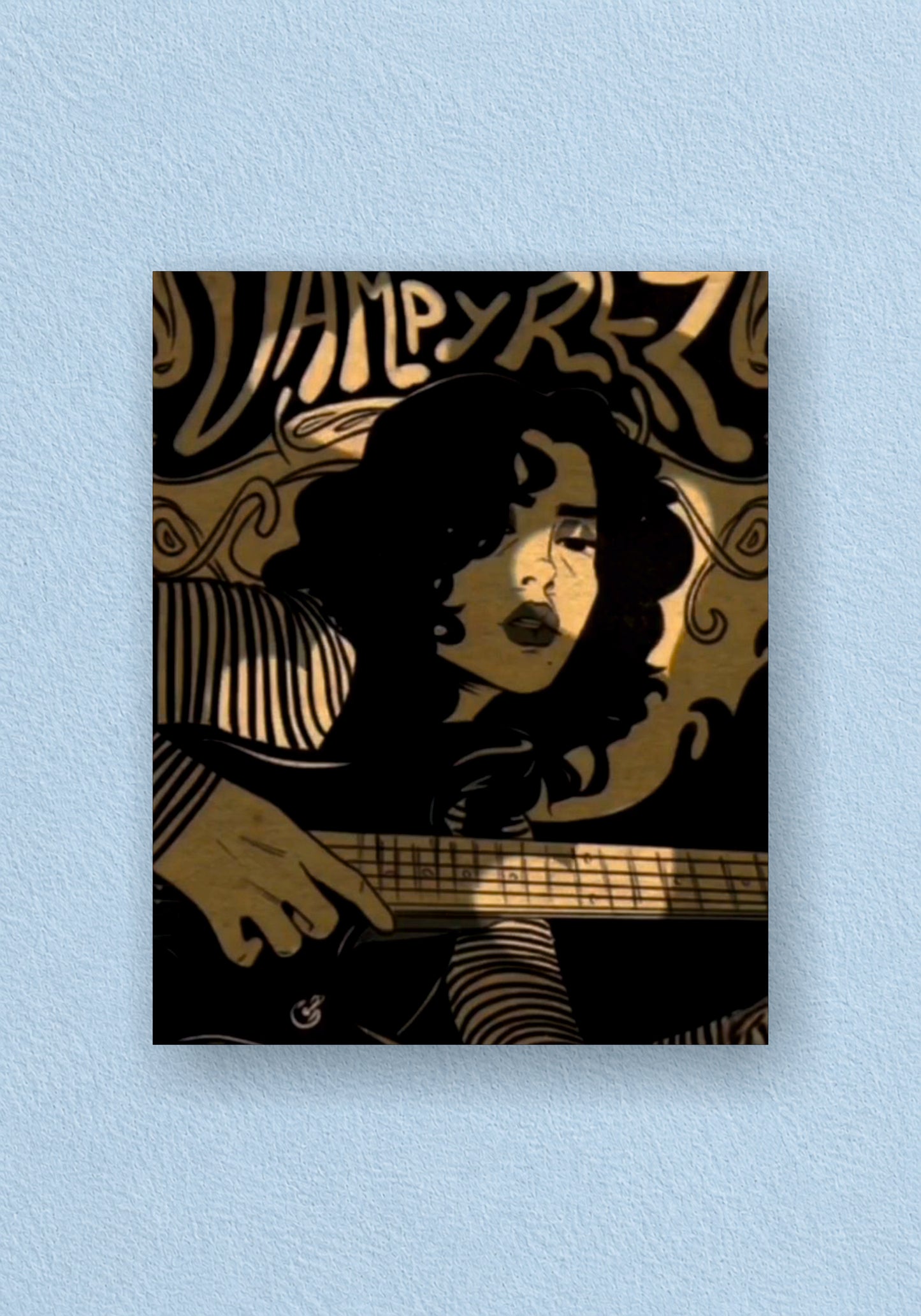 Vampyrez Guitarist Poster | Music Wall Poster
